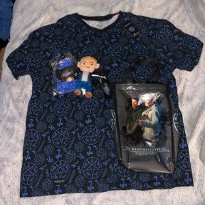 Supernatural Winchesters Tee, Tote, Beach Ball, and Character Stuffie